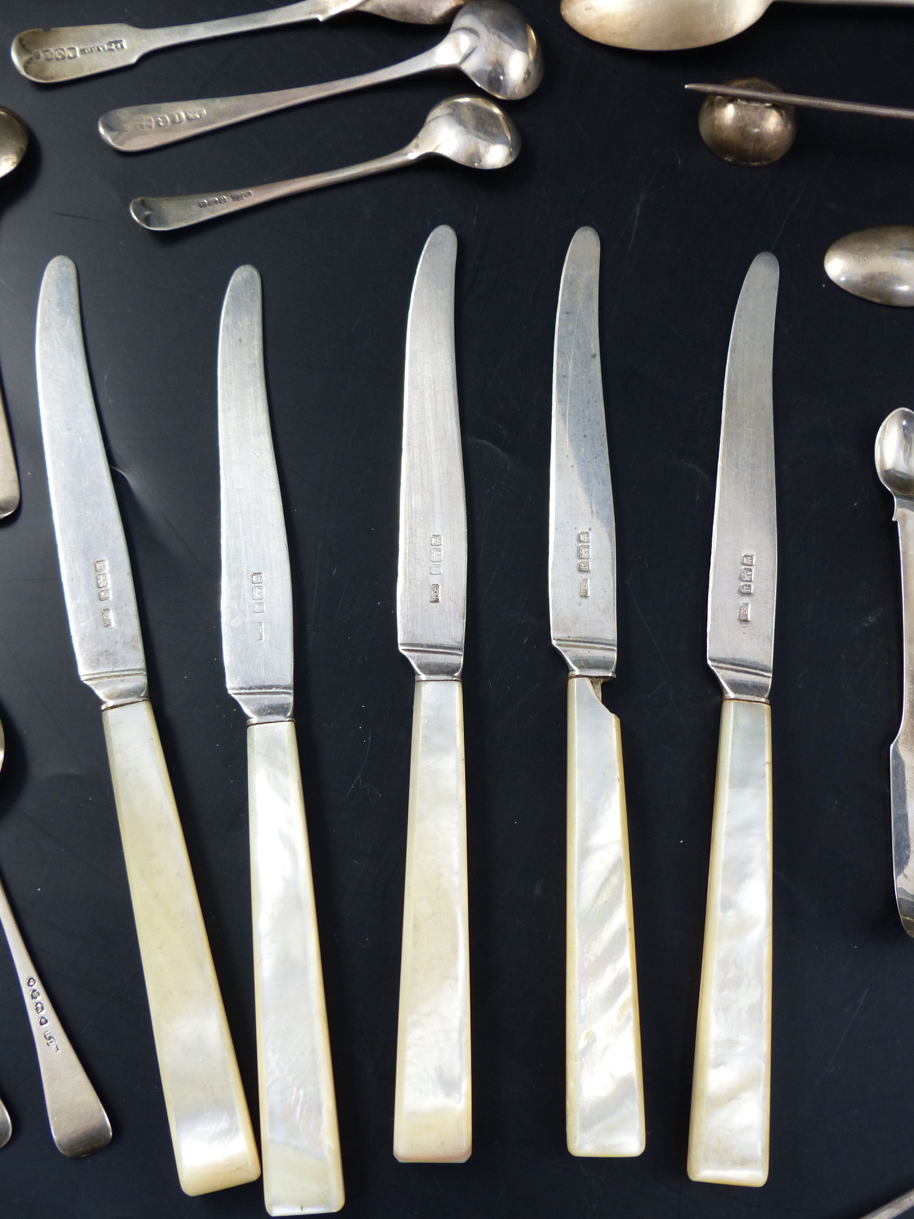 A collection of minor flatware